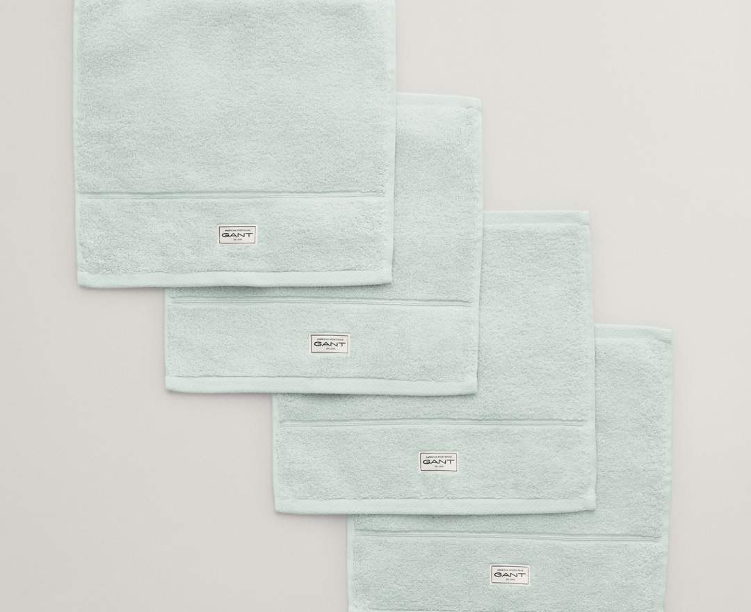 Handtuch 30x30cm 4er-Set (verschiedene Farben) - light mint