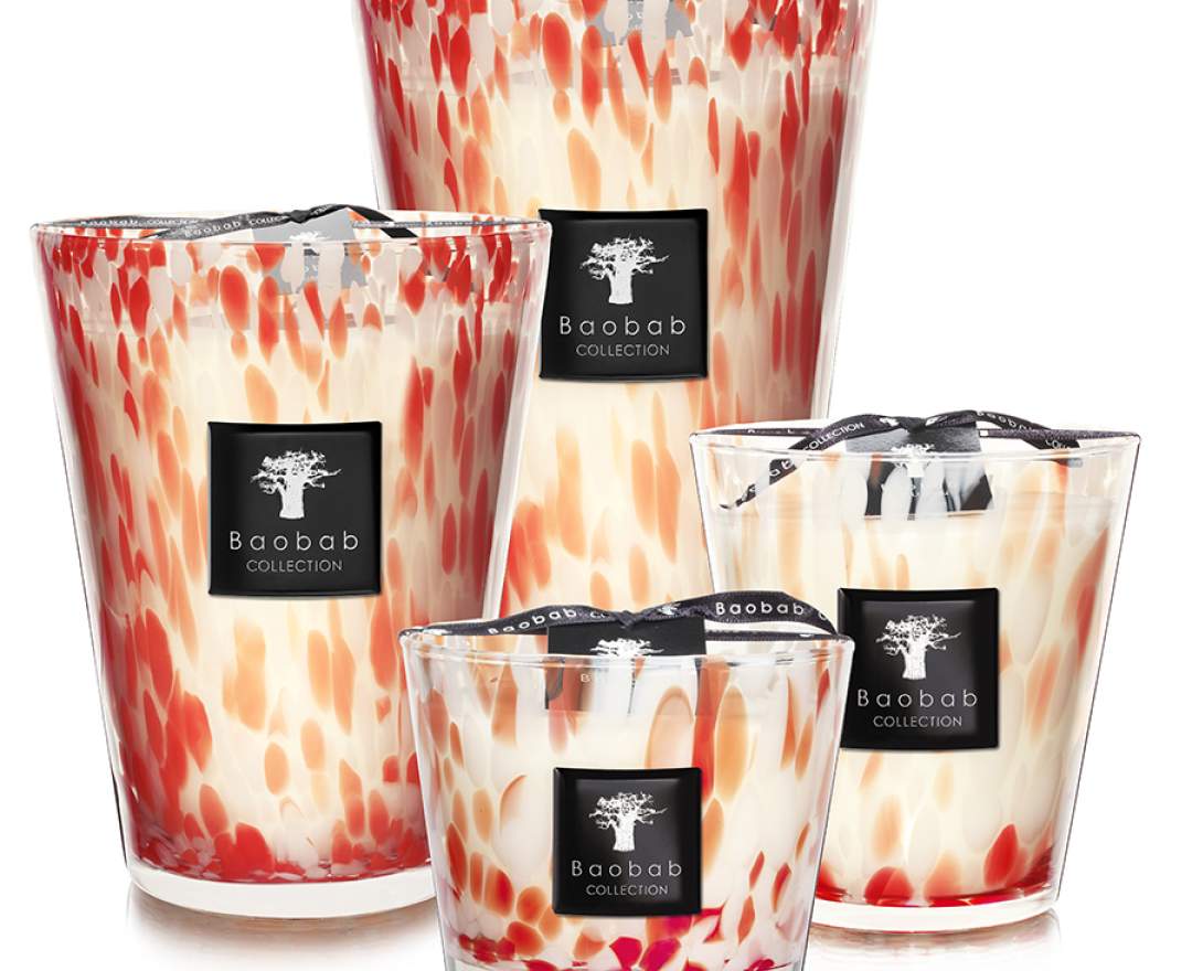 Baobab Collection - Duftkerze 'Coral Pearls' in Geschenkbox - MAX 10 cm