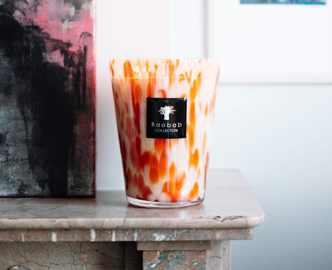 Baobab Collection - Duftkerze 'Coral Pearls' in Geschenkbox - MAX 10 cm