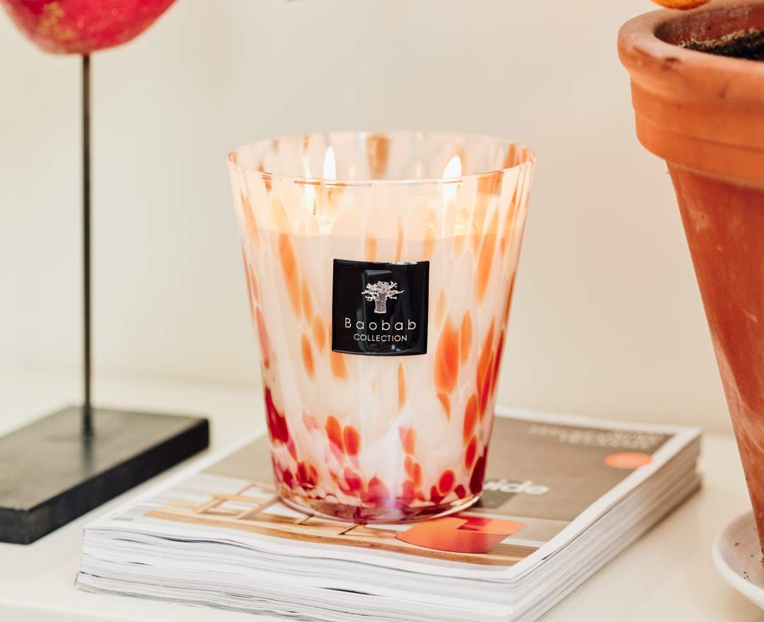 Baobab Collection - Duftkerze 'Coral Pearls' in Geschenkbox - MAX 10 cm