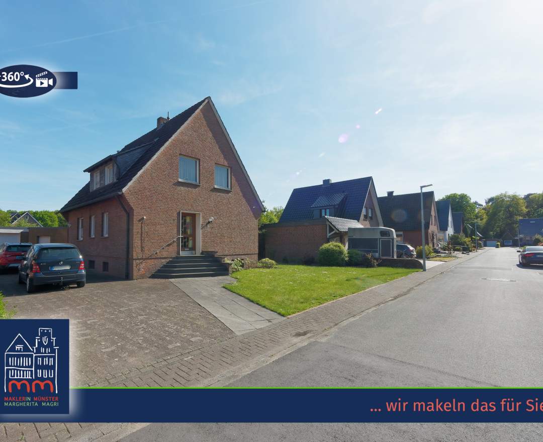 MaklerinMünster, Margherita Magri Immobilien Kaufobjekt: IHR CHARMANTES ZUHAUSE MIT GROSSZÜGIGEM GRUNDSTÜCK UND ERWEITERUNGSPOTENZIAL