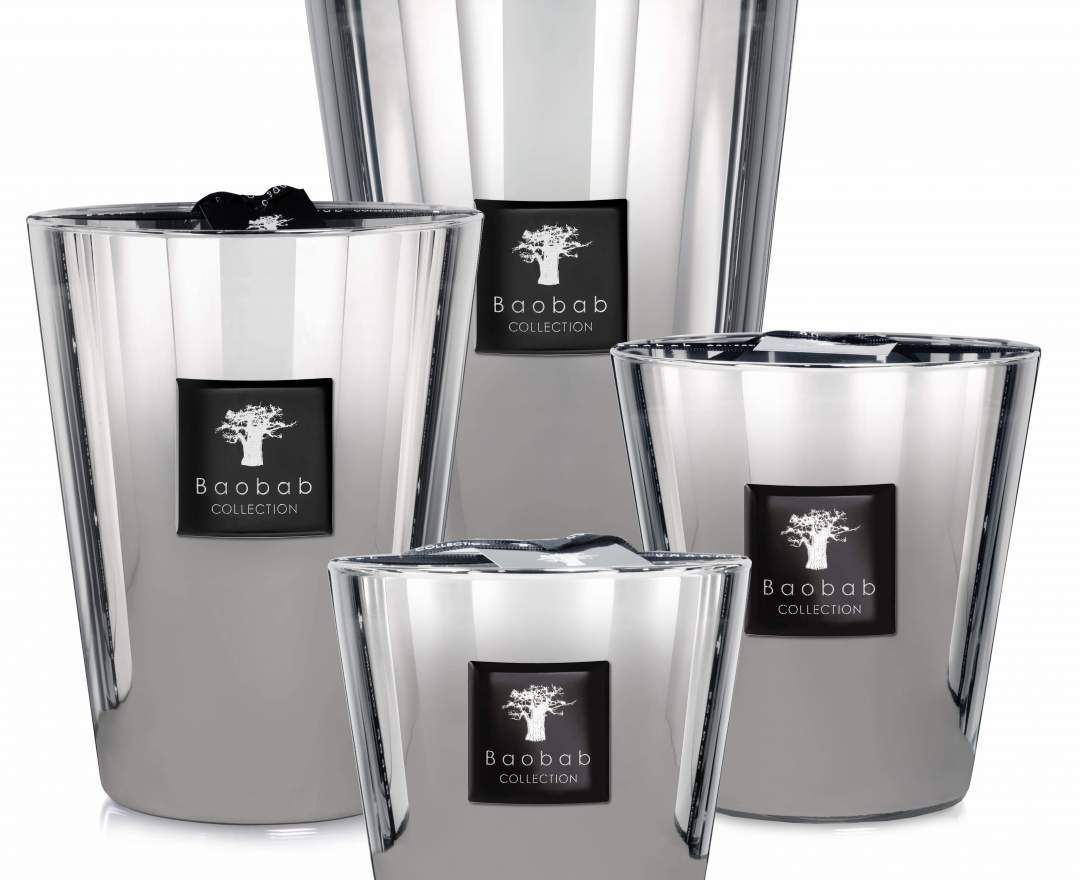 Duftkerze 'Platinum' in Geschenkbox - MAX 35 cm