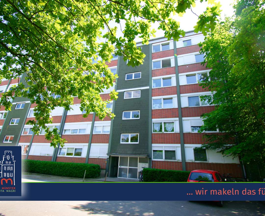 MaklerinMünster, Margherita Magri Immobilien Kaufobjekt: IDEAL FÜR EINSTEIGER: MODERNISIERTES APARTMENT IN GIEVENBECK!