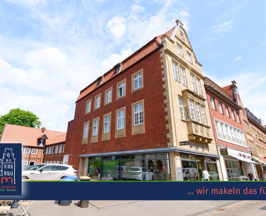MaklerinMünster, Margherita Magri Immobilien Mietobjekt: SANIERTE DG-WOHNUNG MIT STELLPLATZ AM SPIEKERHOF!