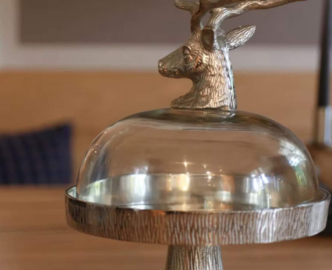Hoff Interieur Hirsch Glas Glocke