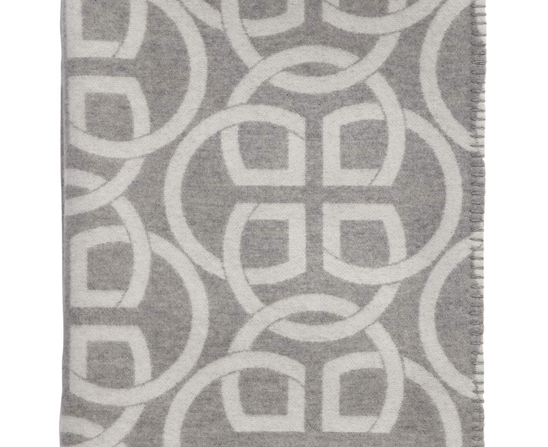 GANT HOME - Woll-Plaid im Monogram-Design 130x180cm