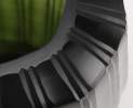 Guaxs - Malibu Vasen black steelgrey - L Thumbnail