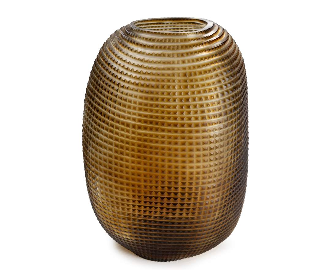 Guaxs - Patara Vasen clear / dark brown - hoch
