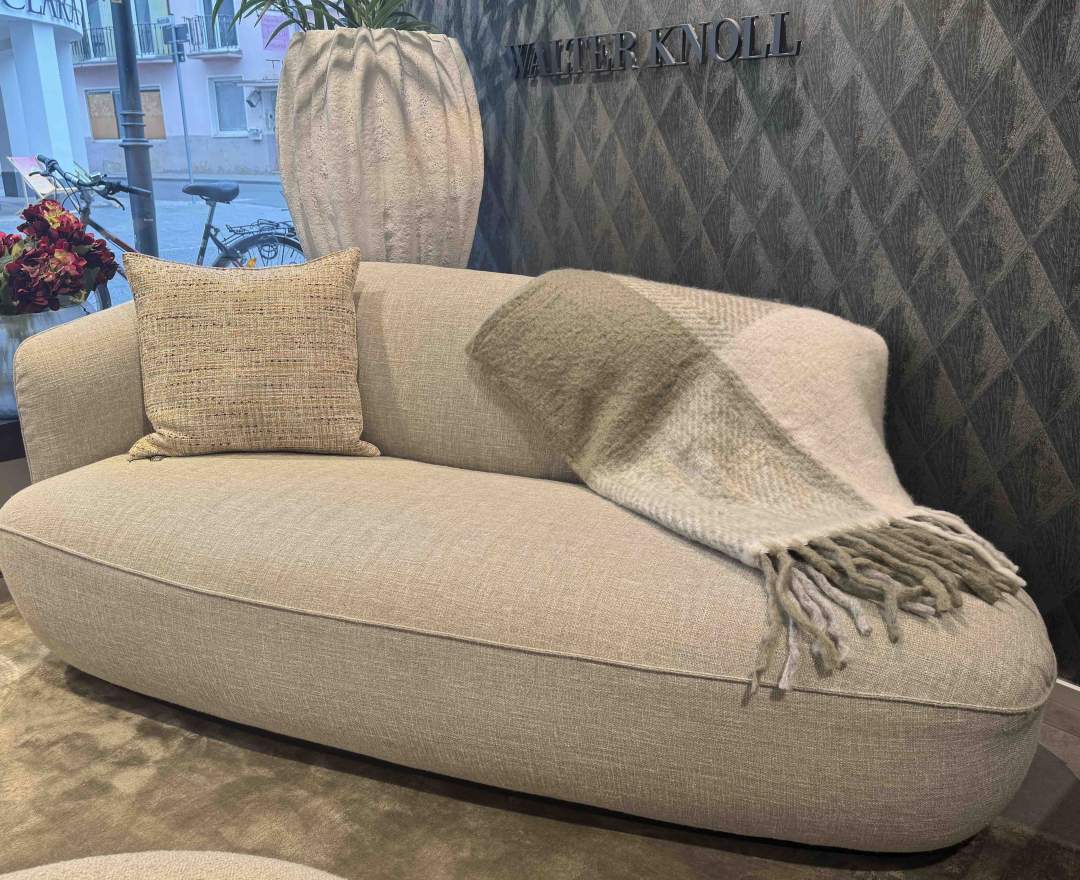 Walter Knoll Ishino Récamiere in Stoff-/Lederkombination *Neuwertiges Ausstellungsstück*