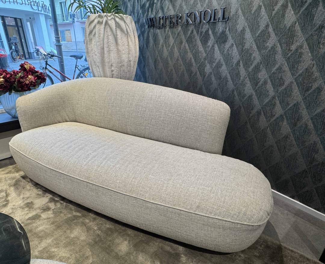Walter Knoll - Ishino Récamiere in Stoff-/Lederkombination *Neuwertiges Ausstellungsstück*