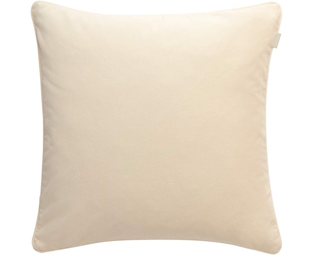 GANT HOME Kissenbezug aus Baumwoll-Samt in beige