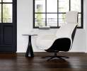 IP Design - IP Design Trinity – Relaxsessel mit Holzaussenform & Sternfuß Thumbnail