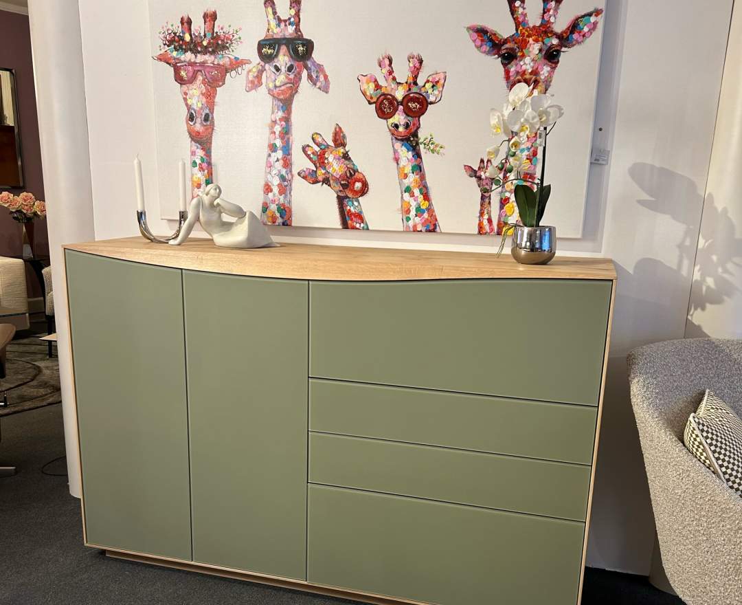 Anrei - Anrei Puro Wave W40 – Highboard mit eleganter Wellenkante