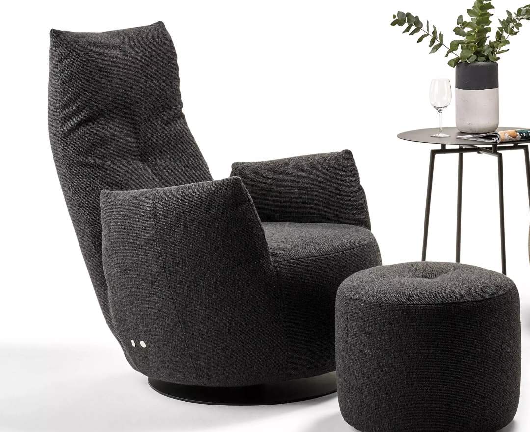 Bullfrog Design Bullfrog Blobb de Luxe – Schaukelsessel mit Dreh- & Motorfunktion