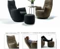 Bullfrog Design - Bullfrog Blobb de Luxe – Schaukelsessel mit Dreh- & Motorfunktion Thumbnail