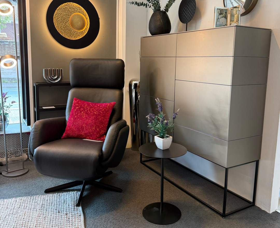 Kettnaker Kettnaker Soma – Highboard Alu Bronzehell 120 x 138 x 37 cm