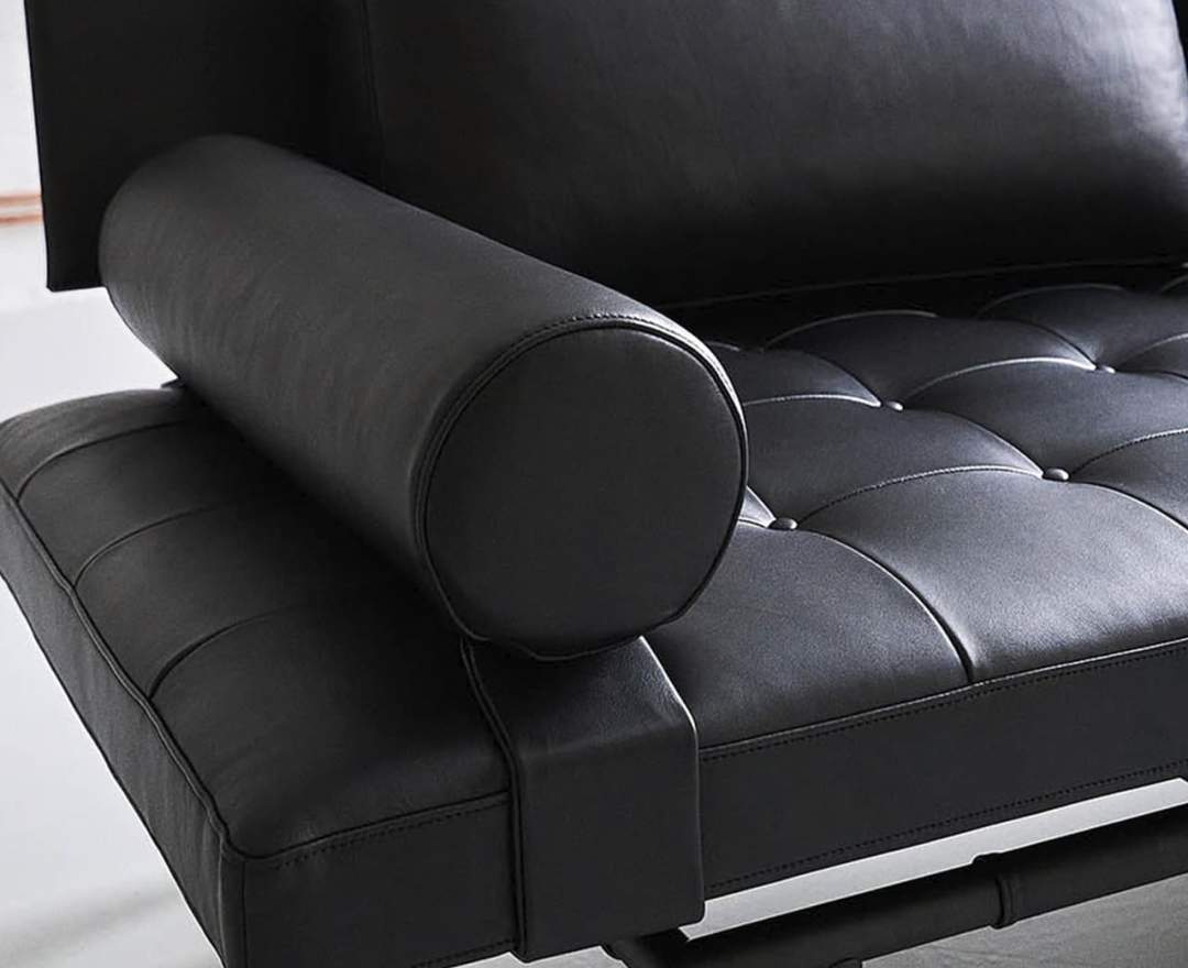 IP Design - IP Design Campus de Luxe – luxuriöses Daybed in Leder Schwarz