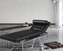IP Design - IP Design Campus de Luxe – luxuriöses Daybed in Leder Schwarz Thumbnail