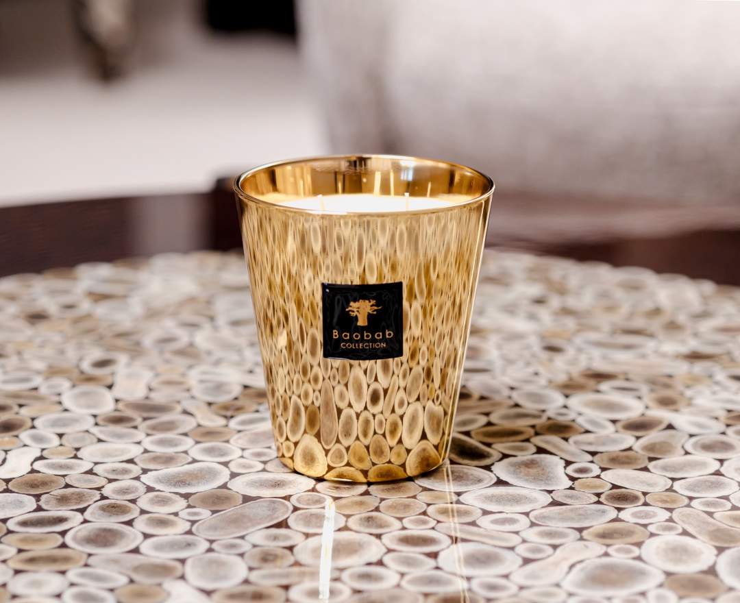 Baobab Collection - Duftkerze 'Aurum' in Geschenkbox - MAX 10 cm