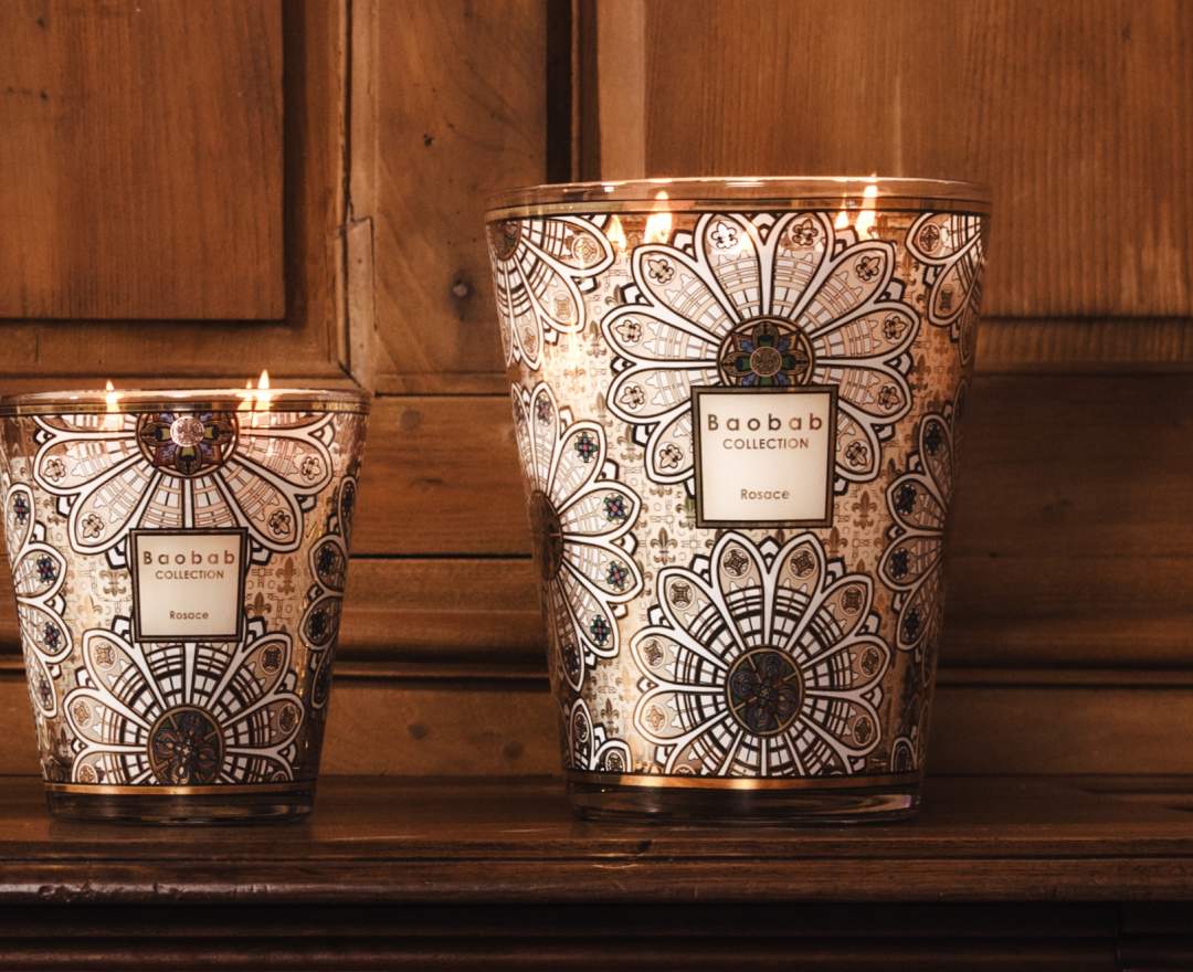 Baobab Collection - Duftkerze 'Rosace' in Geschenkbox - MAX 10 cm