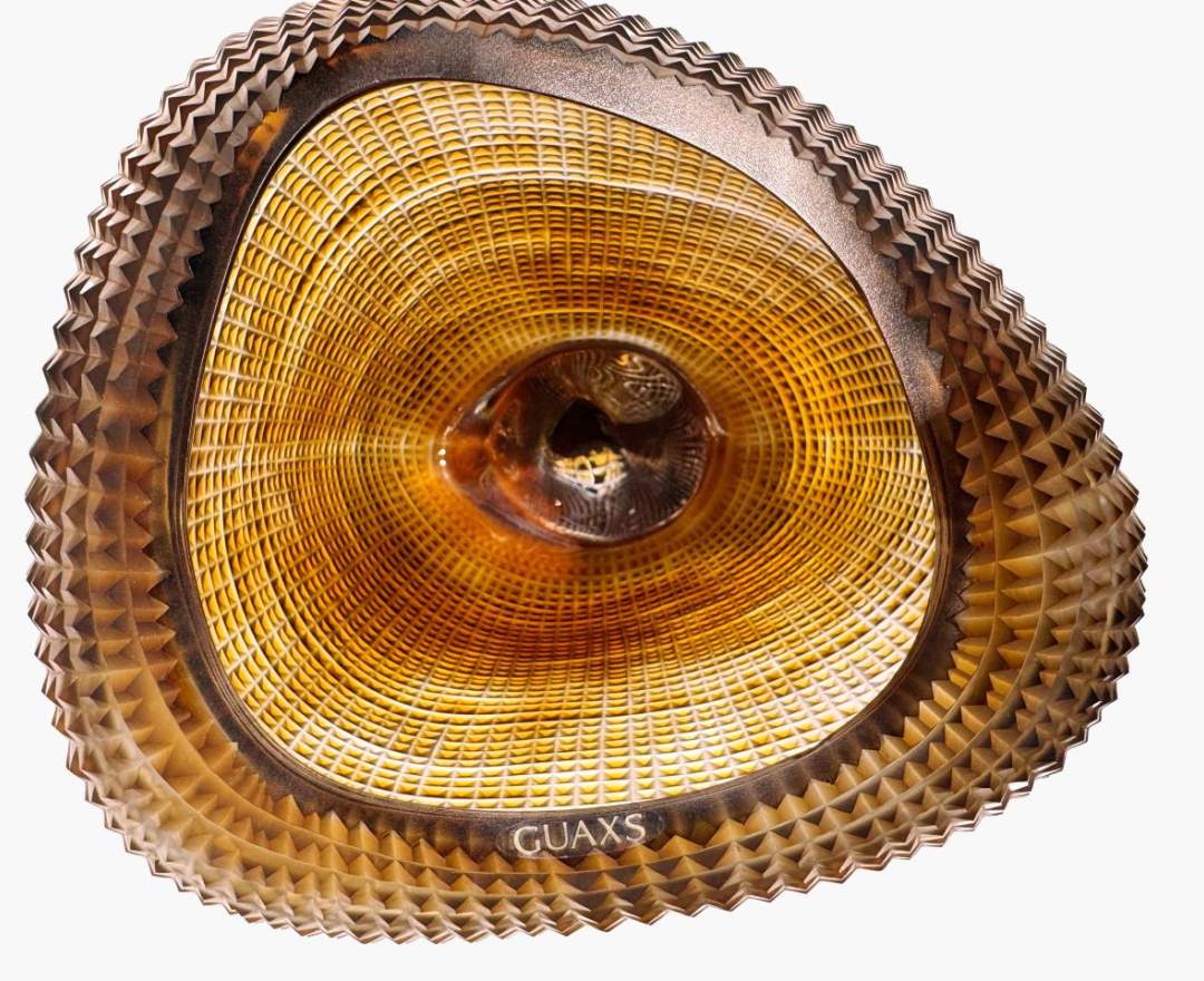 Guaxs - Patara Vasen clear / dark brown - hoch