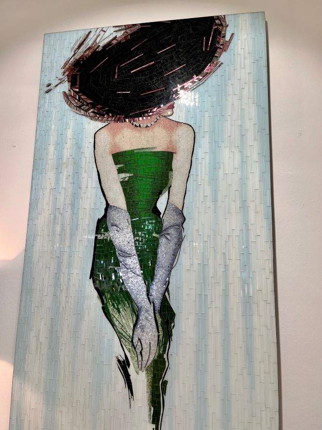 Christopher Guy - Mosaik LA DAME AU CHAPEAU