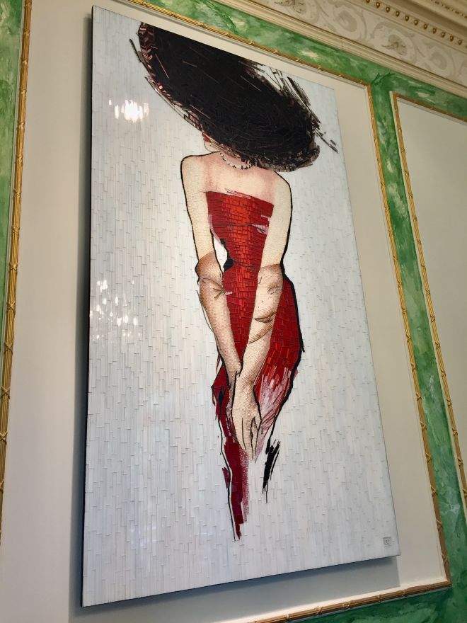 Christopher Guy - Mosaik LA DAME AU CHAPEAU