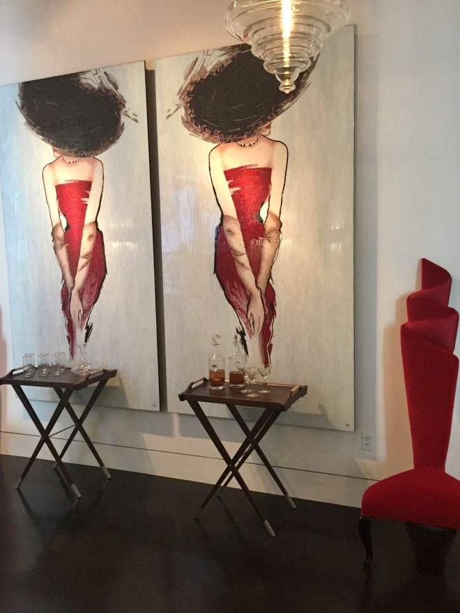 Christopher Guy Mosaik LA DAME AU CHAPEAU