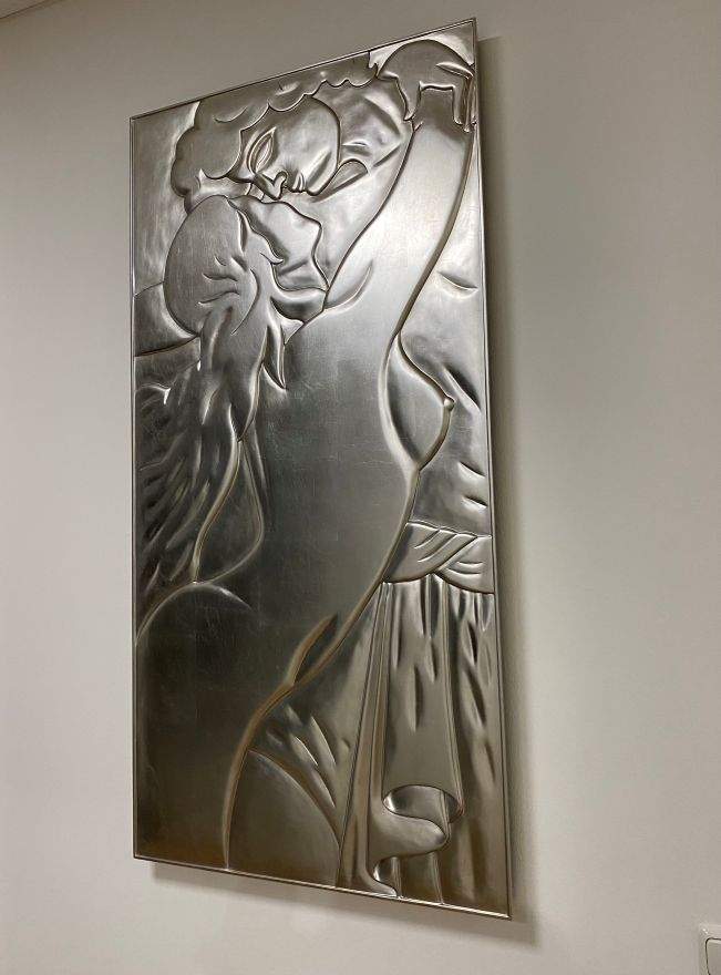 Christopher Guy - Holzrelief Bild Wandpanel AMOUREUX handgeschnitzt