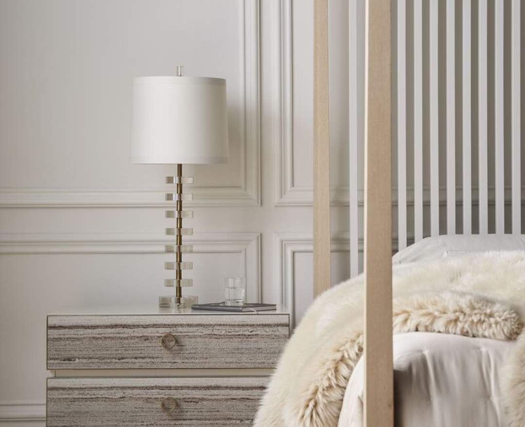 Caracole - Bett Caracole PINSTRIPE LIGHT BED - QUEEN