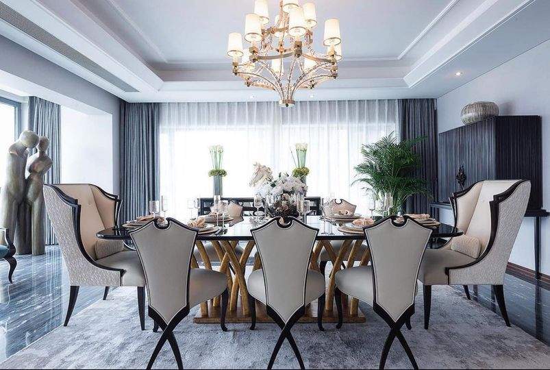 Christopher Guy Esstisch RAIN FOREST I handgefertigt