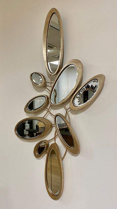 Christopher Guy Wandspiegel FLEUR handgeschnitzt und versilbert