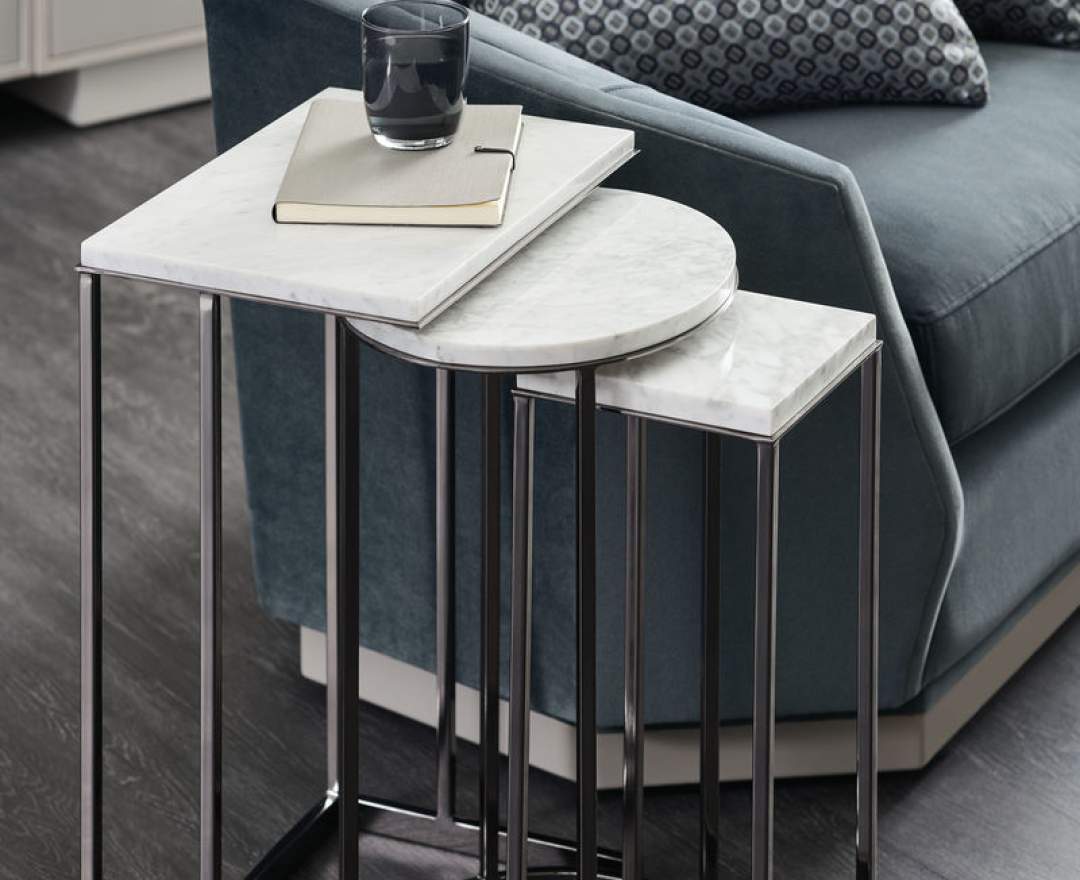 Caracole Beistelltisch-Set (3-teilig) Caracole EXPOSITION NESTING END TABLES