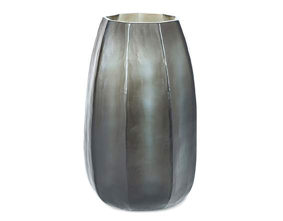 Koonam Vasen und Teelichthalter indigo/smokegrey - Vase XL