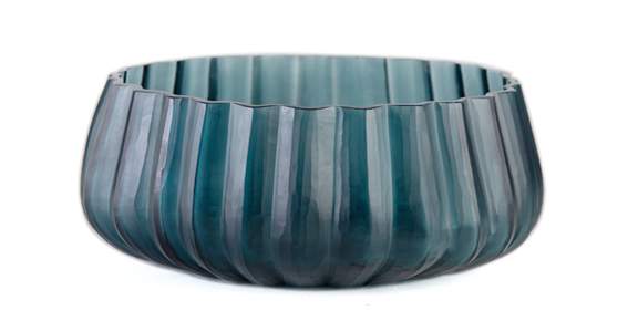 Guaxs - Manakara Vasen und Teelichthalter ocean blue/indigo - Schale