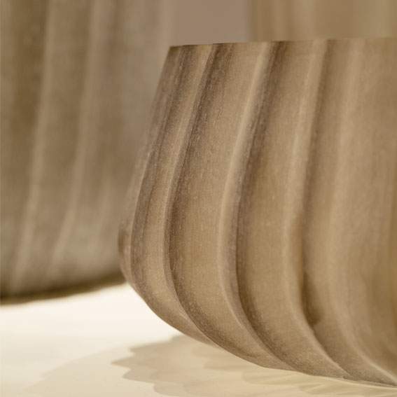 Guaxs - Manakara Vasen und Teelichthalter smokegrey - Schale