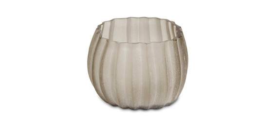 Manakara Vasen und Teelichthalter smokegrey - Teelichthalter