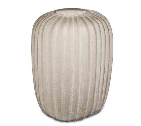 Manakara Vasen und Teelichthalter smokegrey - Vase hoch