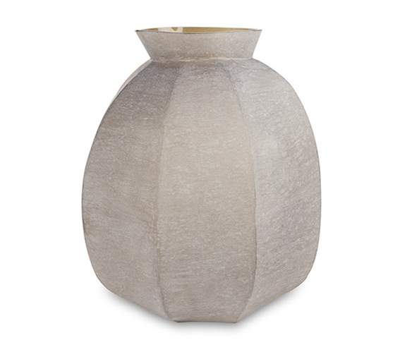 Karakol Vasen und Schale smokegrey - Vase rund