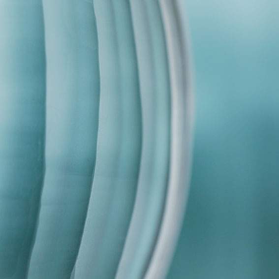 Gobi Vasen und Schale ocean blue/indigo - Vase hoch