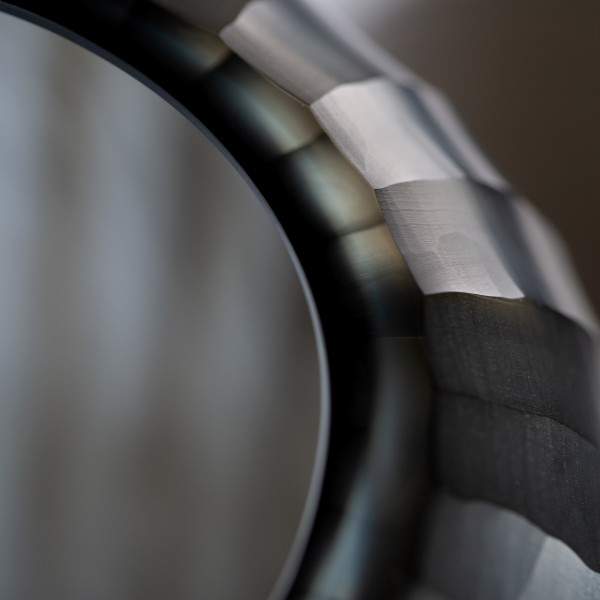 Gobi Vasen und Schale indigo/smokegrey - Vase rund