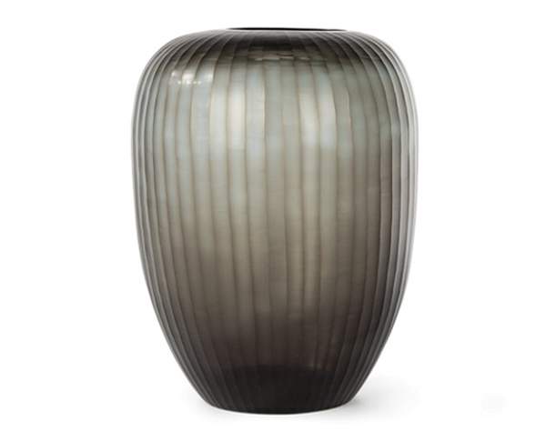 Gobi Vasen und Schale indigo/smokegrey - Vase hoch