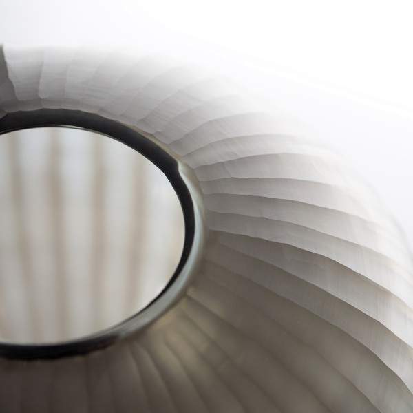 Gobi Vasen und Schale indigo/smokegrey - Vase hoch