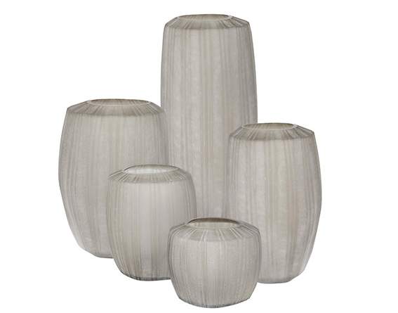 Malibu Vasen smokegrey - Vase hoch