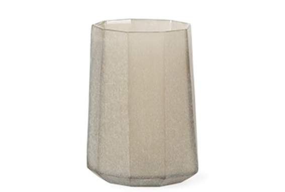 Okka Vasen und Schale smokegrey - Vase M