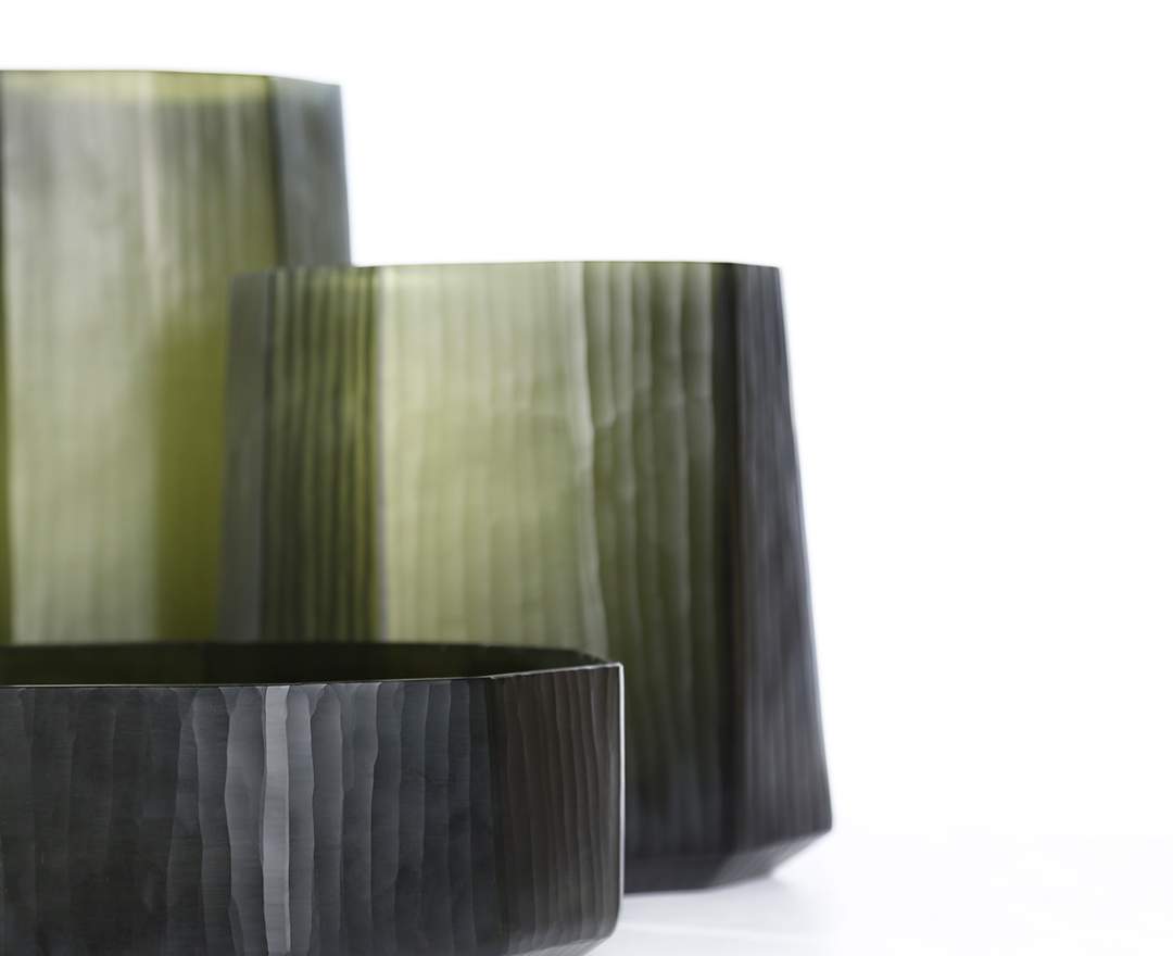 Guaxs - Okka Vasen und Schale black steelgrey - Schale