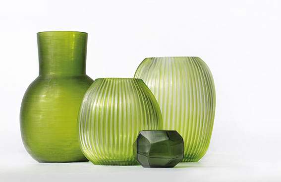 Cubistic Vasen und Teelichthalter black steelgrey - Teelichthalter