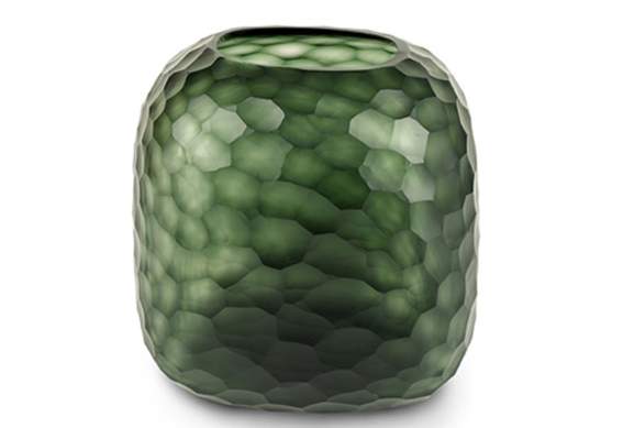 Somba Vasen und Teelichthalter light steelgrey / black steelgrey - Vase M