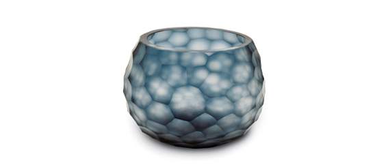 Guaxs - Somba Vasen und Teelichthalter ocean blue / indigo - Teelichthalter