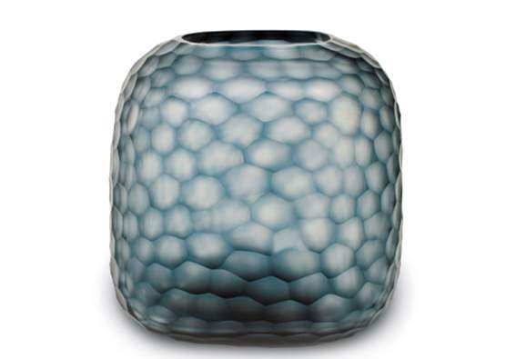 Somba Vasen und Teelichthalter ocean blue / indigo - Vase M